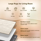 Fluffy Rugs Living Room Soft Shaggy Carpet