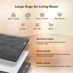 Fluffy Rugs Living Room Soft Shaggy Carpet