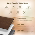 Fluffy Rugs Living Room Soft Shaggy Carpet
