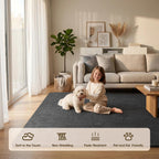 Fluffy Rugs Living Room Soft Shaggy Carpet