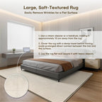 Fluffy Rugs Living Room Soft Shaggy Carpet