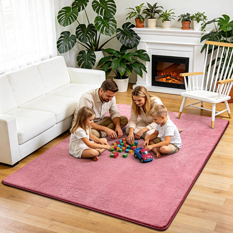 Fluffy Rugs Living Room Soft Shaggy Carpet