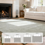 Fluffy Shaggy Rug for Living Room Bedroom