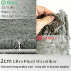 Fluffy Shaggy Rug for Living Room Bedroom