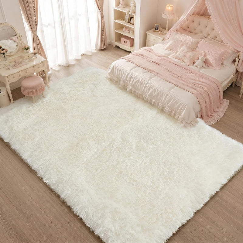 Fluffy Shaggy Rug Soft Plush Carpet