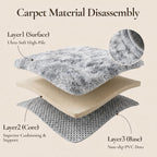 Fluffy Shaggy Rug Soft Plush Carpet