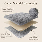 Fluffy Shaggy Rug Soft Plush Carpet
