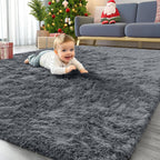 Fluffy Shaggy Rugs Living Room Large Anti Slip