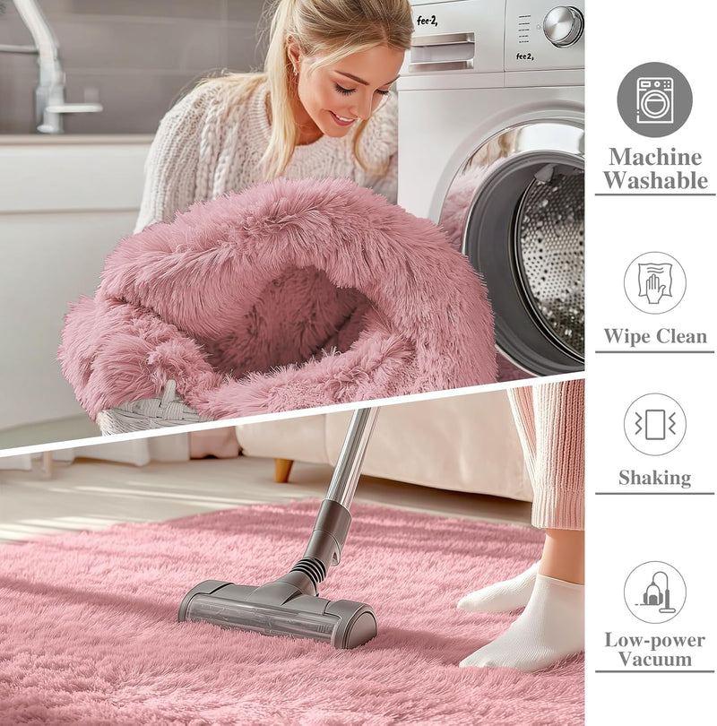 Fluffy Shaggy Rugs Living Room Large Anti Slip