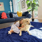 Fluffy Shaggy Rugs Living Room Large Anti Slip