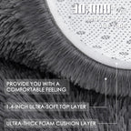 Fluffy Shaggy Rugs Living Room Large Anti Slip