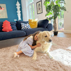 Fluffy Shaggy Rugs Living Room Large Anti Slip