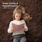 Fluffy Shaggy Rugs Living Room Large Anti Slip