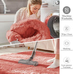 Fluffy Shaggy Rugs Living Room Large Anti Slip