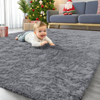 Fluffy Shaggy Rugs Living Room Large Anti Slip