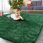 Fluffy Shaggy Rugs Living Room Large Anti Slip