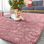 Fluffy Shaggy Rugs Living Room Large Anti Slip