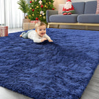 Fluffy Shaggy Rugs Living Room Large Anti Slip