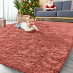 Fluffy Shaggy Rugs Living Room Large Anti Slip