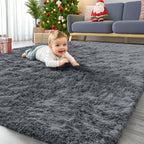 Fluffy Shaggy Rugs Living Room Large Anti Slip