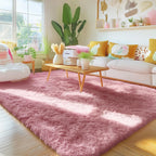 Fluffy Shaggy Rugs Living Room Large Anti Slip