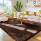 Fluffy Shaggy Rugs Living Room Large Anti Slip