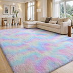 Fluffy Shaggy Rugs Living Room