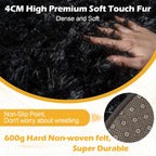 Fluffy Shaggy Rugs Living Room Non Slip Soft