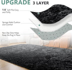 Fluffy Shaggy Rugs Living Room Non Slip Soft