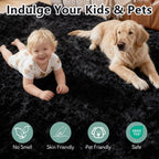 Fluffy Shaggy Rugs Living Room Non Slip Soft