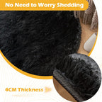 Fluffy Shaggy Rugs Living Room Non Slip Soft