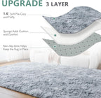 Fluffy Shaggy Rugs Living Room Non Slip Soft