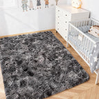 Fluffy Shaggy Rugs Living Room Non Slip Soft