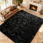Fluffy Shaggy Rugs Living Room Non Slip Soft