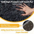 Fluffy Shaggy Rugs Living Room Non Slip Soft