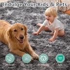 Fluffy Shaggy Rugs Living Room Non Slip Soft