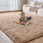 Fluffy Shaggy Rugs Living Room Non Slip Soft