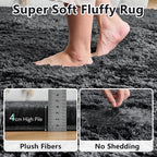 Fluffy Shaggy Rugs Living Room Non Slip Soft