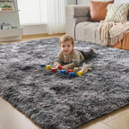 Fluffy Shaggy Rugs Living Room Non Slip Soft