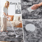 Fluffy Shaggy Rugs Living Room Non Slip Soft