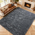 Fluffy Shaggy Rugs Living Room Non Slip Soft