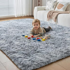 Fluffy Shaggy Rugs Living Room Non Slip Soft