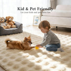 3d Bubble Washable Large Rugs Living Room
