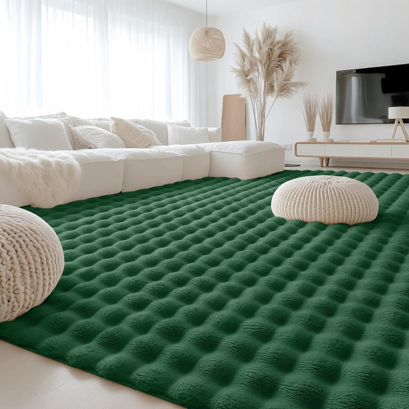 3d Bubble Washable Large Rugs Living Room