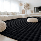 3d Bubble Washable Large Rugs Living Room