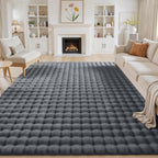 3d Bubble Washable Large Rugs Living Room