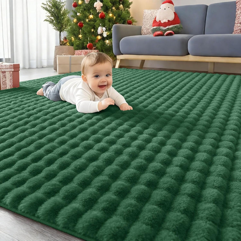 3d Bubble Washable Large Rugs Living Room