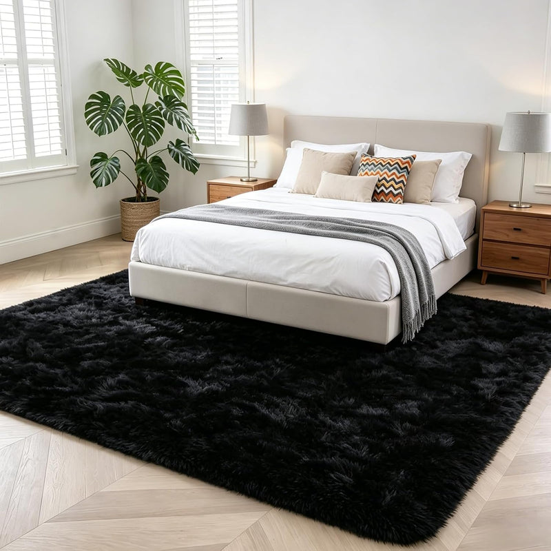 Fluffy Thick Large Rugs Living Room