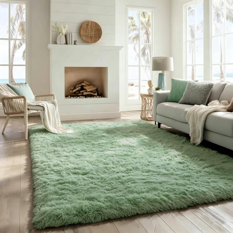 Fluffy Thick Large Rugs Living Room