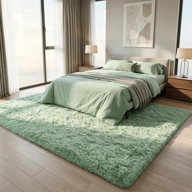 Fluffy Thick Large Rugs Living Room